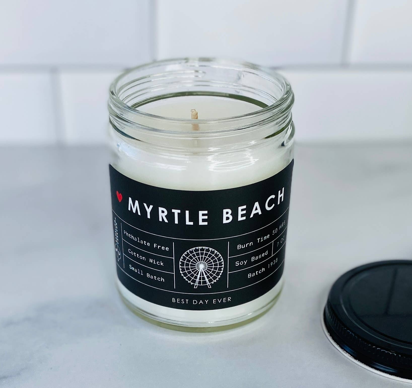 Rambling Caravan - Wholesale Jar/Filled Candle - Myrtle Beach, SC Candle1