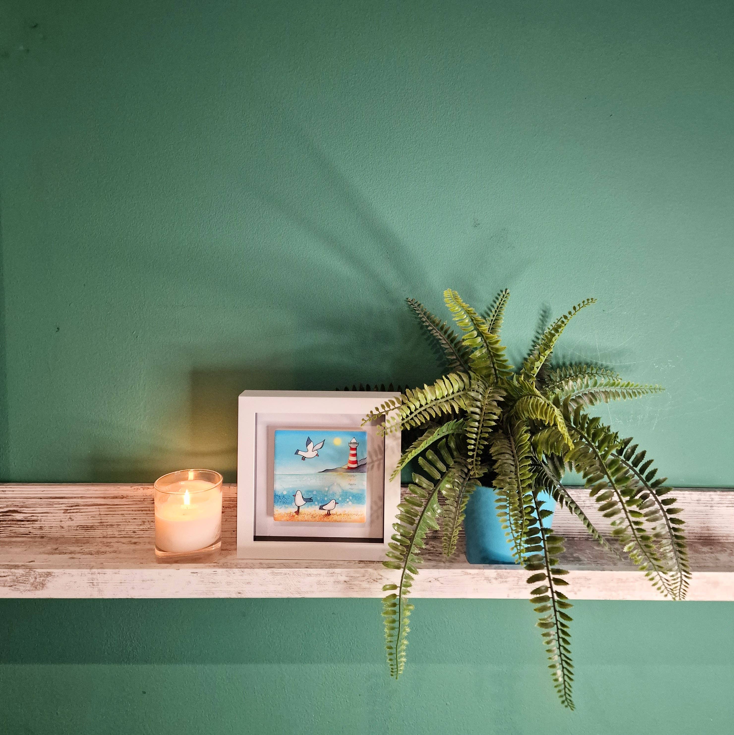 By Jo Crafts – wholesale Art print – 97-SP Seagull Lighthouse Small Picture2