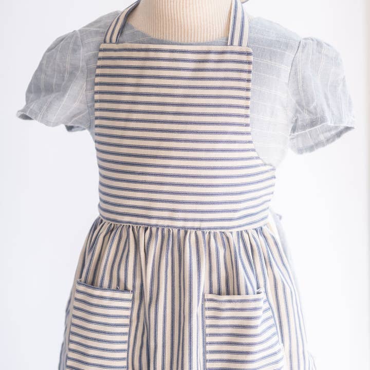 Millstream Home - Wholesale Apron - Kids - The Child's Ticking Apron6