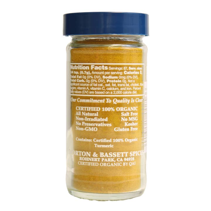 Morton & Bassett - Wholesale Dried Spice - 100% Organic Turmeric