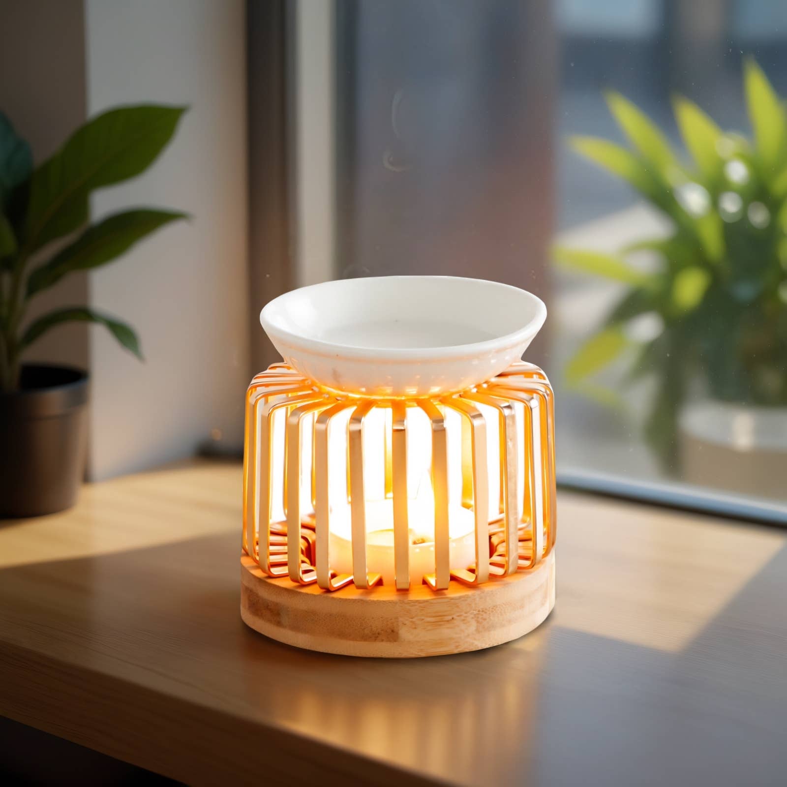 Zen'Arôme – Engroshandel Lyseholder – Moderne duftbrænder i metal, keramik og bambus Aero6