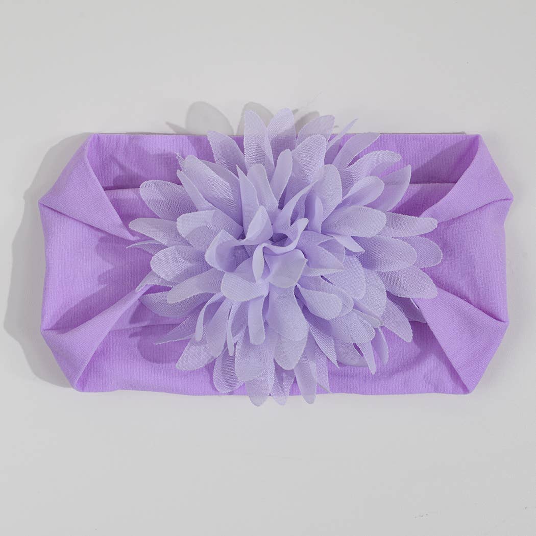 TheDivaSoap – Großhandel Fashion-Stirnband – Baby – Flower Baby Haarband aus Nylon mit Schleife5