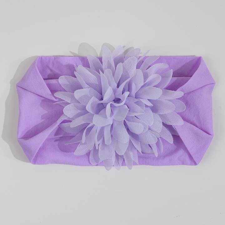 TheDivaSoap – Großhandel Fashion-Stirnband – Baby – Flower Baby Haarband aus Nylon mit Schleife5