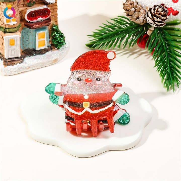 Jultryck Hårkloklämma för wholesale av Plush Looks