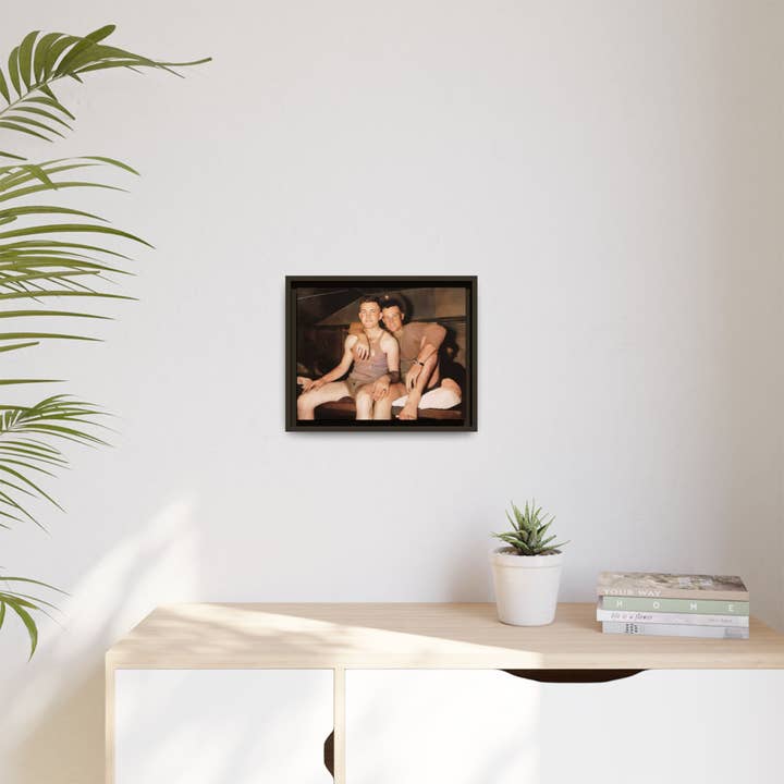 Walt & Pete - Wholesale Photograph - paire 100 | Framed Vintage Photo - Matte Canvas10