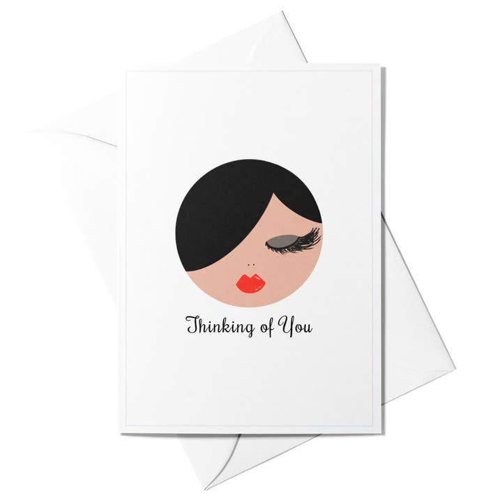 Thinking of You Greeting Card for wholesale by Sparkle Blu