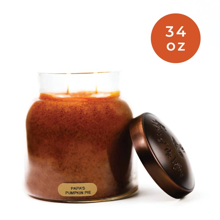 A Cheerful Giver - Wholesale Jar/Filled Candle - KOTL Papa Candle (34oz.) – Papa's Pumpkin Pie