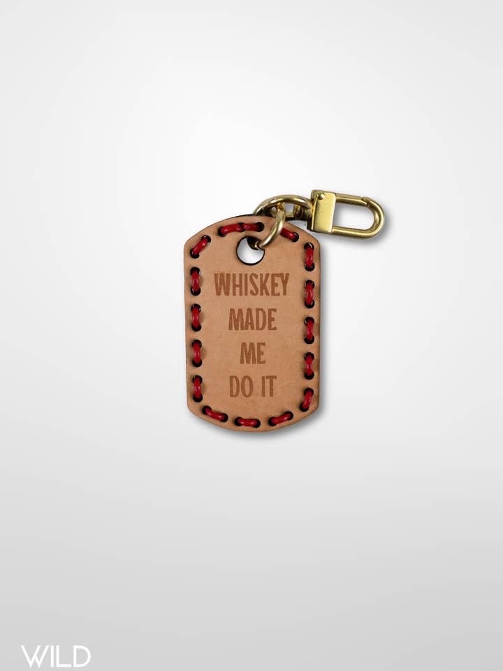 Whiskey Made Me Do It - Dog Tag for wholesale by Wild Threads