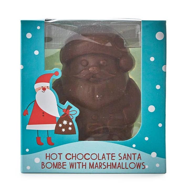 Santa Hot Chocolate Cocoba Bombe in GB for wholesale by Two's Company - Seasonal Collection