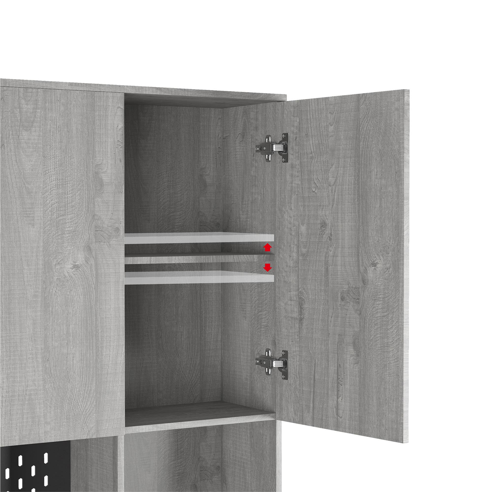 39F Inc. - Vente Armoire - Armoire de garde-manger 74", station de charge, support pour micro-ondes52