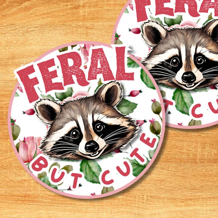 Autocollant sauvage mais mignon pour la vente par Agave Creative LLC