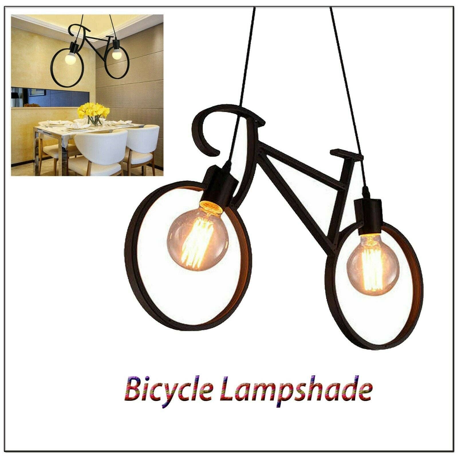 Ledsone - Vente Lustre/Suspension - Suspension de plafond de vélo rétro Meta Design Shad1