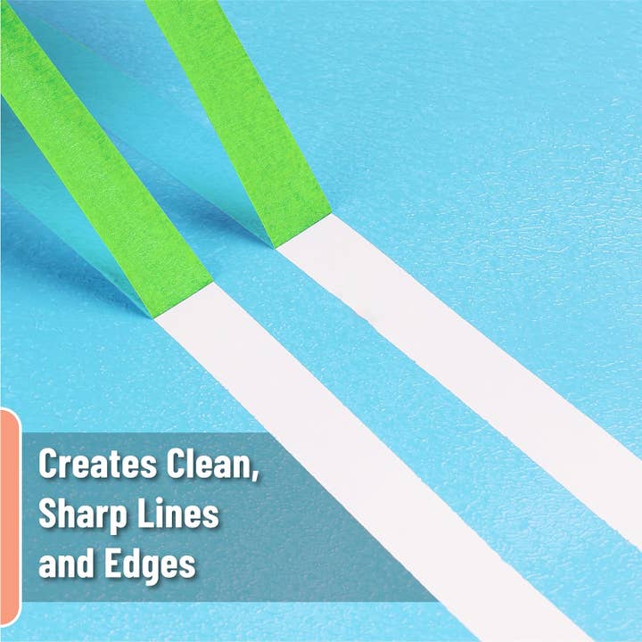 Bates Choice - Wholesale Tape - Bates- Painters Tape, 0.7-Inch, 54 Yards/Roll, 3 Pack, Green3