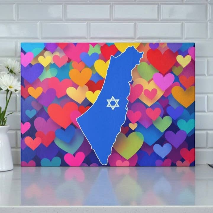 Israel Map ❤️ Cutting Board Serving Platter Candle Board for wholesale by Resinate By KS / by KRISTIN SMITH
