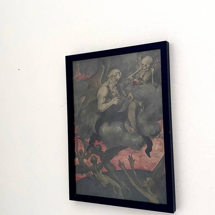 "Chronos sharpens the scythe" , Louis Eysen (1843-1899) por atacado de EME Culture Art