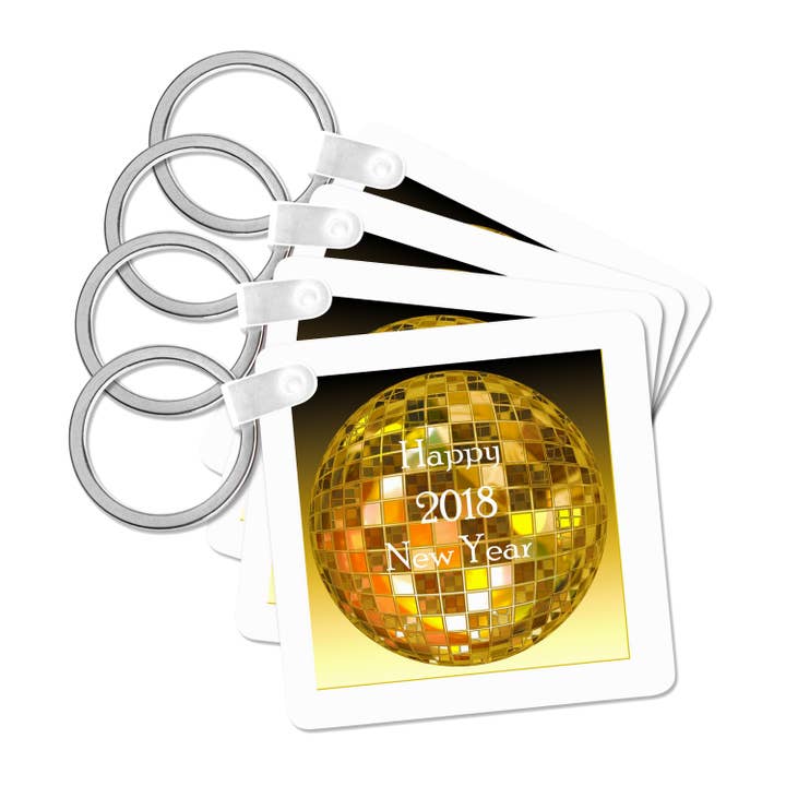 3dRose, Image of Happy 2018 New Year On Gold Disco Ball, Key Chain and other Purchase Wholesale disco ball keyrings. Free Returns & Net 60 Terms on Faire trending on Faire.