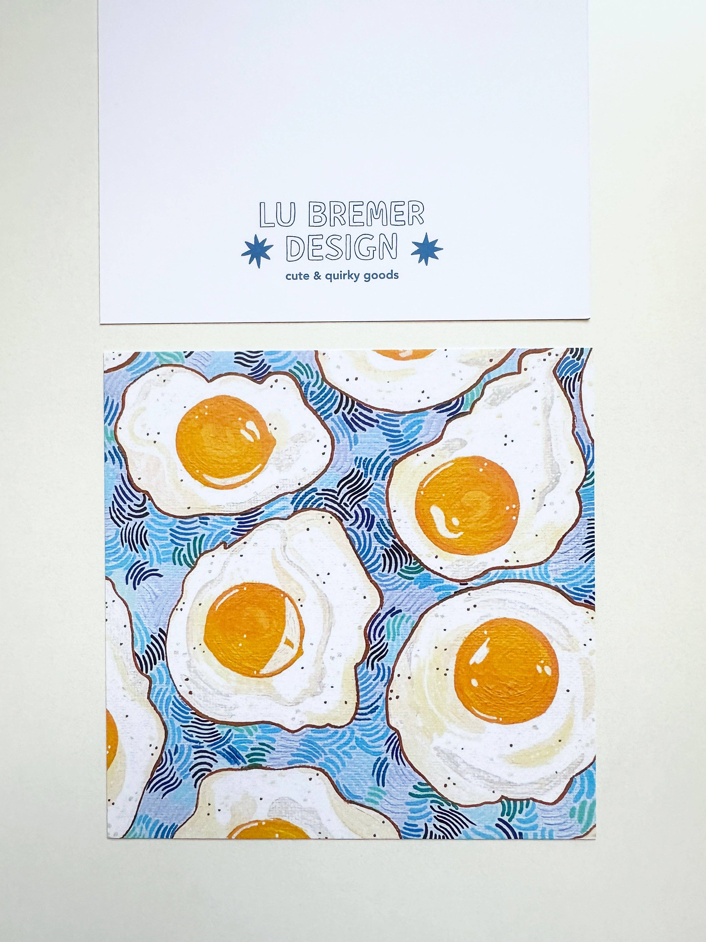 lu bremer design - Wholesale Art Print - eggs square mini art print - 5x52