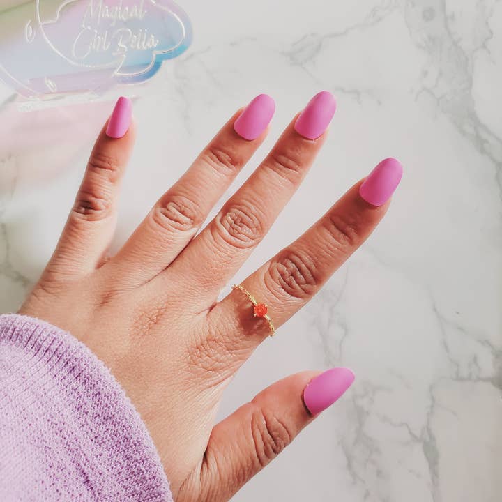 Venus 18k guldpläterad kedjering - orange för wholesale av Magical Girl Bella