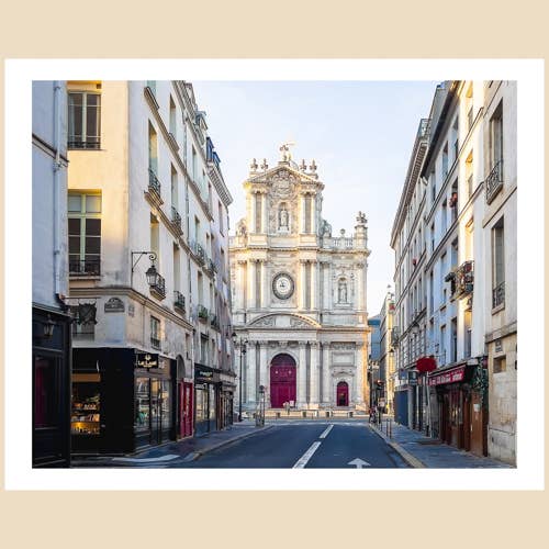 Paris Art Print (8x10): Saint-Paul Saint-Louis for wholesale by Charlotte to Paris