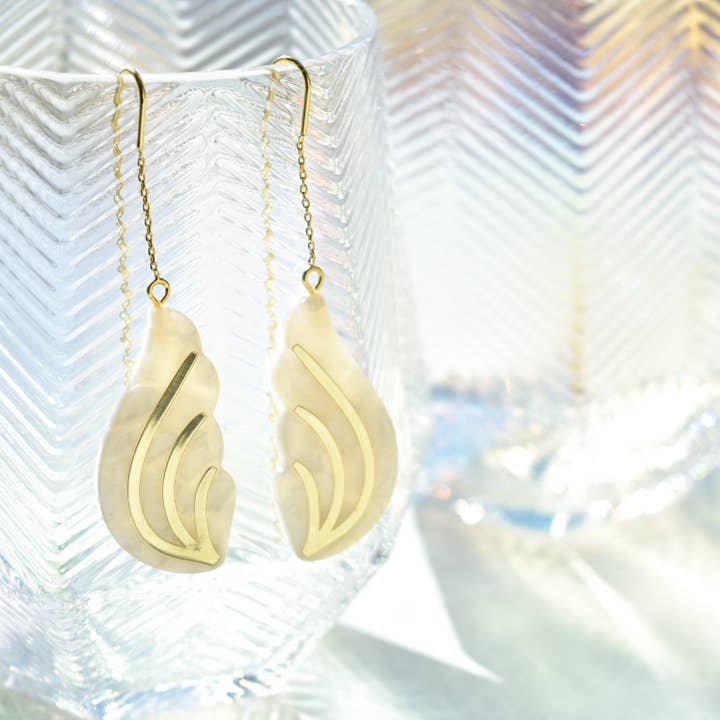 Fenna&Fei - Wholesale Dangle Earrings - Fire and Wind Elemental Thread Dangles