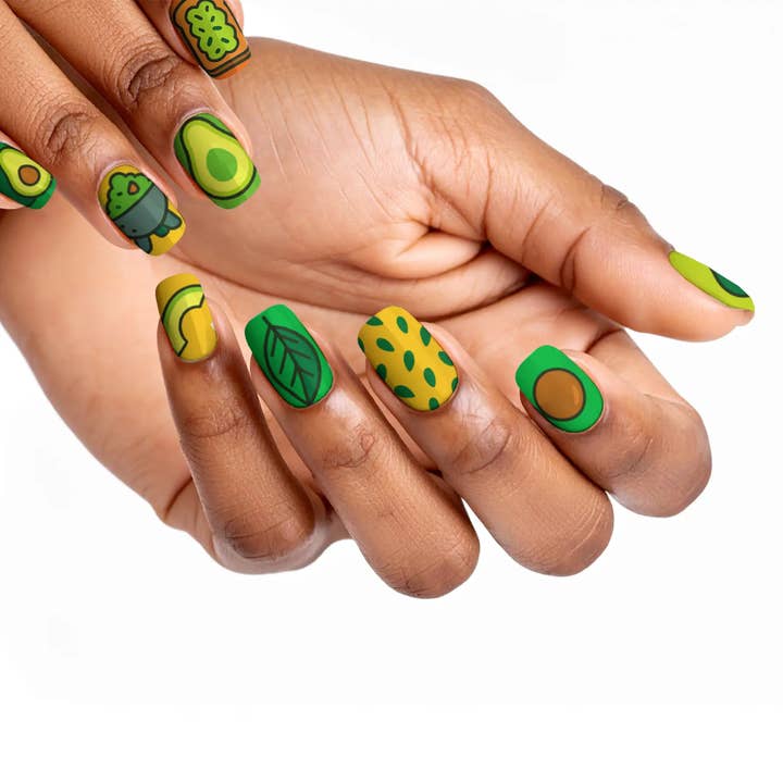 FYNE BODY - Wholesale Press-on/fake nails - AvoChic Sunshine Avocado Press-On Nails77