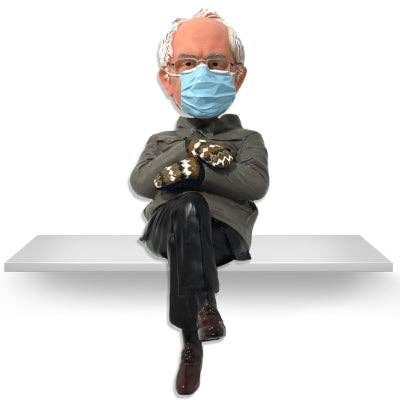 National Bobblehead Hall of Fame and Museum - Vente Figurine décorative - Édition spéciale de figurines à tête branlante de Bernie Sanders pour le jour de l'inauguration3