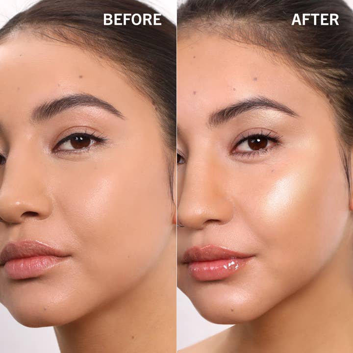 Moira Cosmetics - Venta al por mayor Iluminador de maquillaje - Iluminador líquido Glow Show (002, Golden Blend)