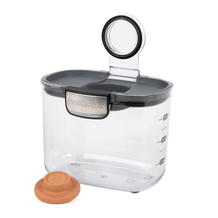 HIC - Harold Import Co. - Wholesale Kitchen Tool/Gadget - Progressive Brown Sugar ProKeeper+, 1.5-Quart, Tamper Disk