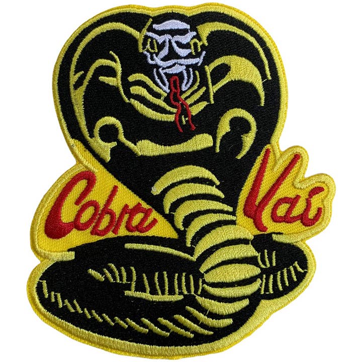 Iron-On Patch Cobra Kai 11x9 cm - Cobra Kai Snake for wholesale by Beclosetoyou