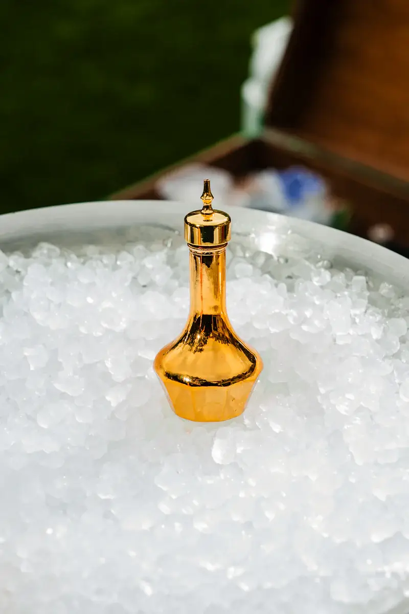 Hospitality Glass – wholesale Bar tool – Threaded 2 oz. Gold Bitters Bottle1