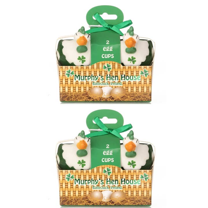 Packs of Irish Ceramic Egg Cups for wholesale by Dublin Gift Company
