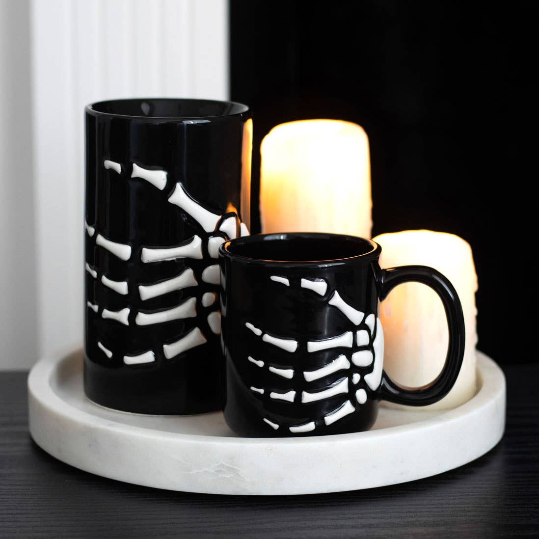 Something Different Wholesale - Wholesale Coffee Mug - Gothic Halloween Skeleton Hand Mug6