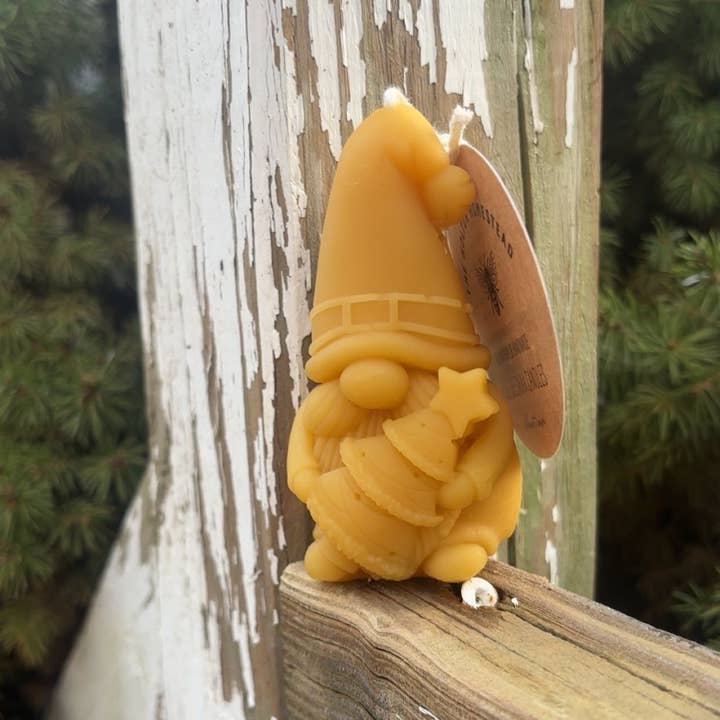 The Holton Homestead - Wholesale Novelty Candle - Beeswax Holiday themed Gnome Candles 4
