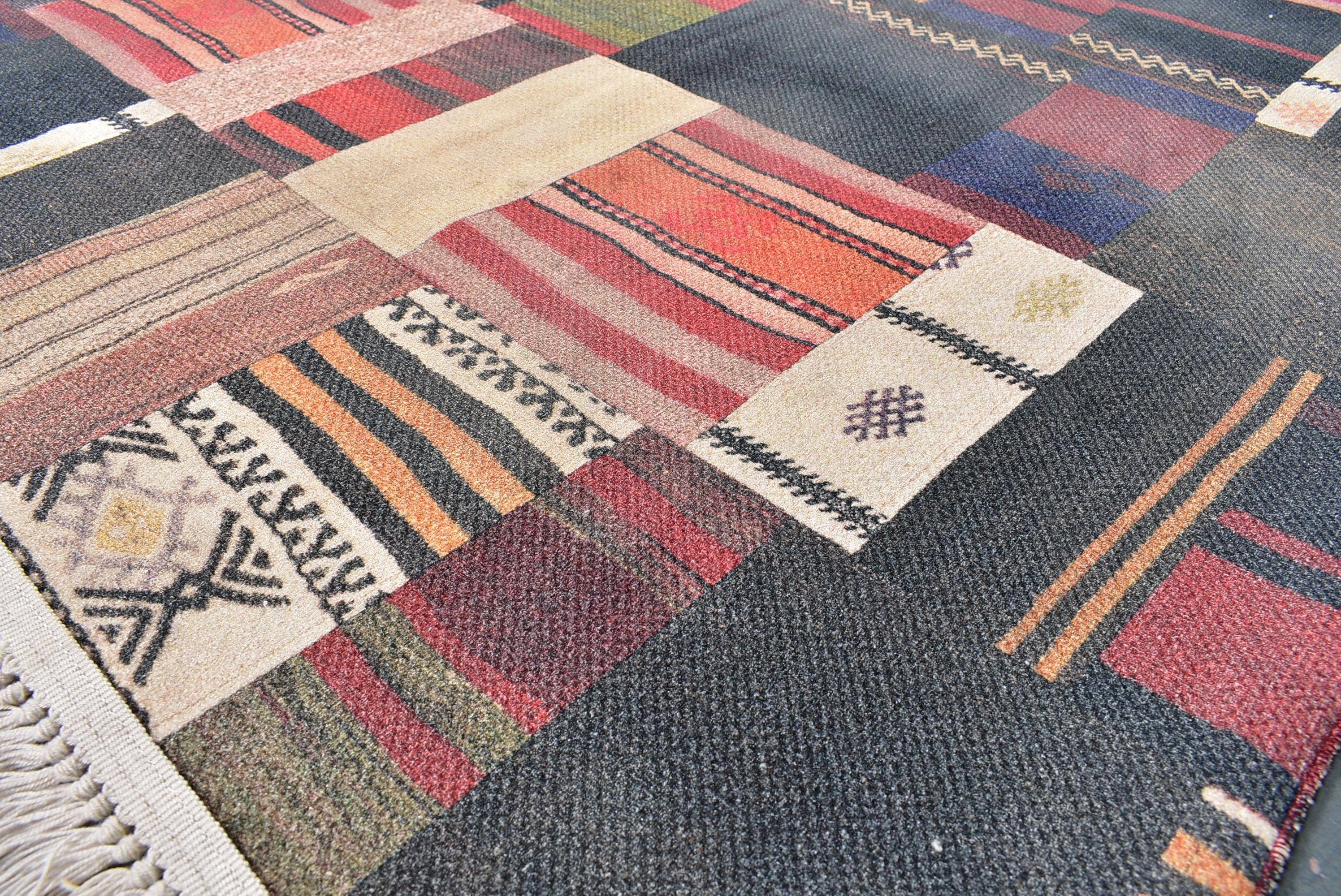 The Loom Wholesale - Wholesale Area rug - Vintage Tribal Kilim, Colorful Turkish Rug, SCR-18416