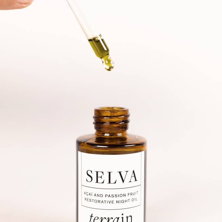TERRAIN BRAZILIAN BOTANICALS - Wholesale Facial Oil - S E L V A . Restorative Face Oil with Açaà and Passionfruit