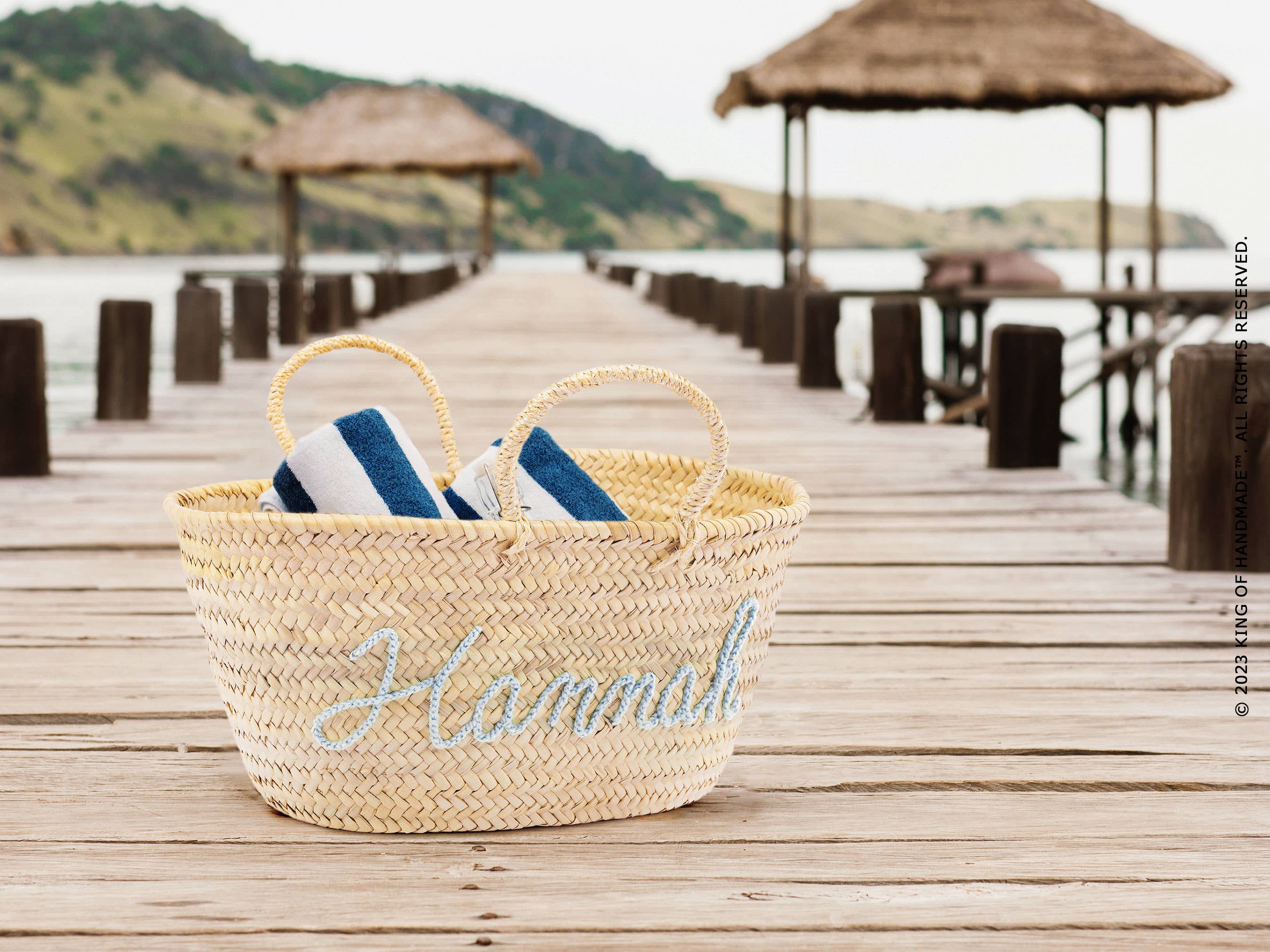 King Of Handmade - Wholesale Beach Bag - Custom embroidered Medium handbags For Bride, Bridal party14