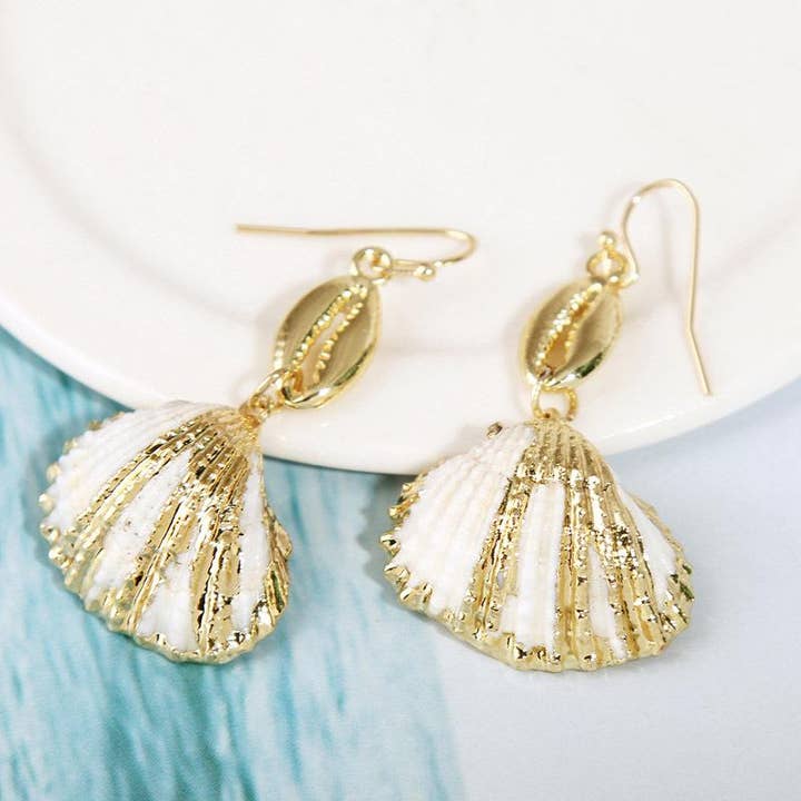 APARA Jewelry - Wholesale Dangle Earrings - SEASHELL Earrings