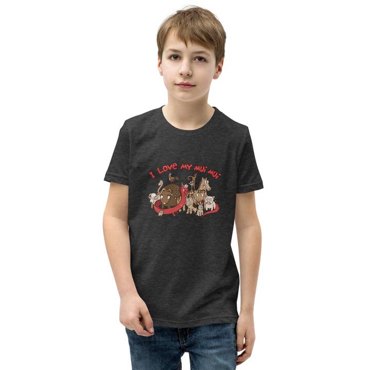 1st Generation SF - Wholesale Screen Printed T-Shirt - Kids - Youth- I Love My Mui Mui9