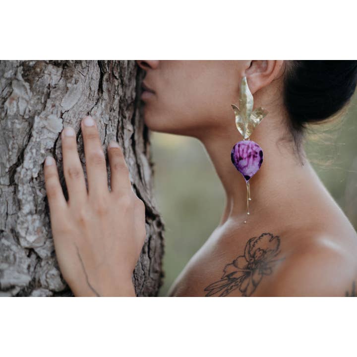 Maria rosua - Wholesale Dangle Earrings - Beets1