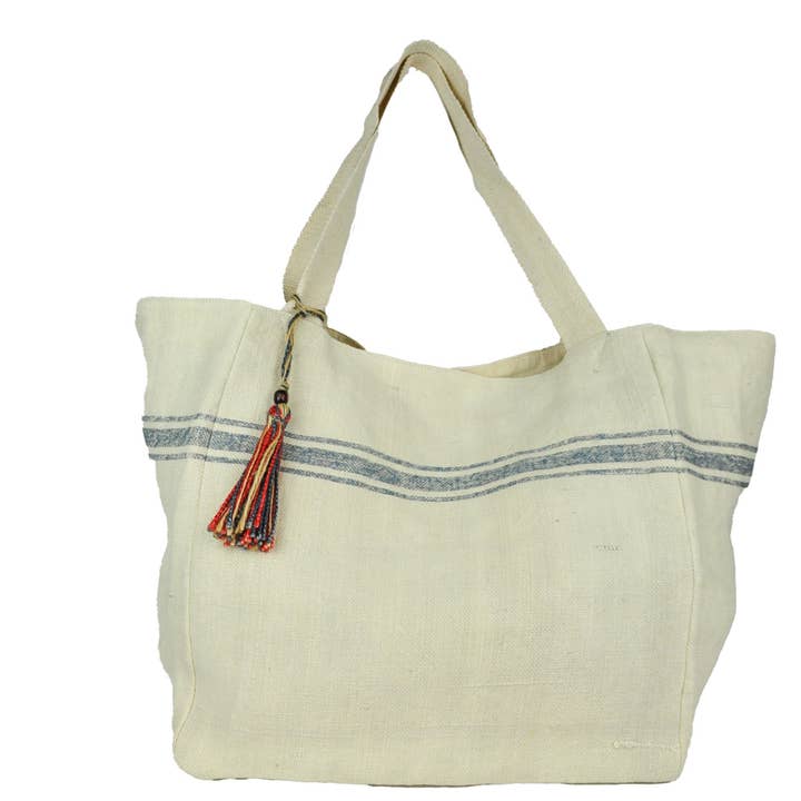 Kilim Bag Large Stripe Cotton Beach Bag for wholesale by Zumki