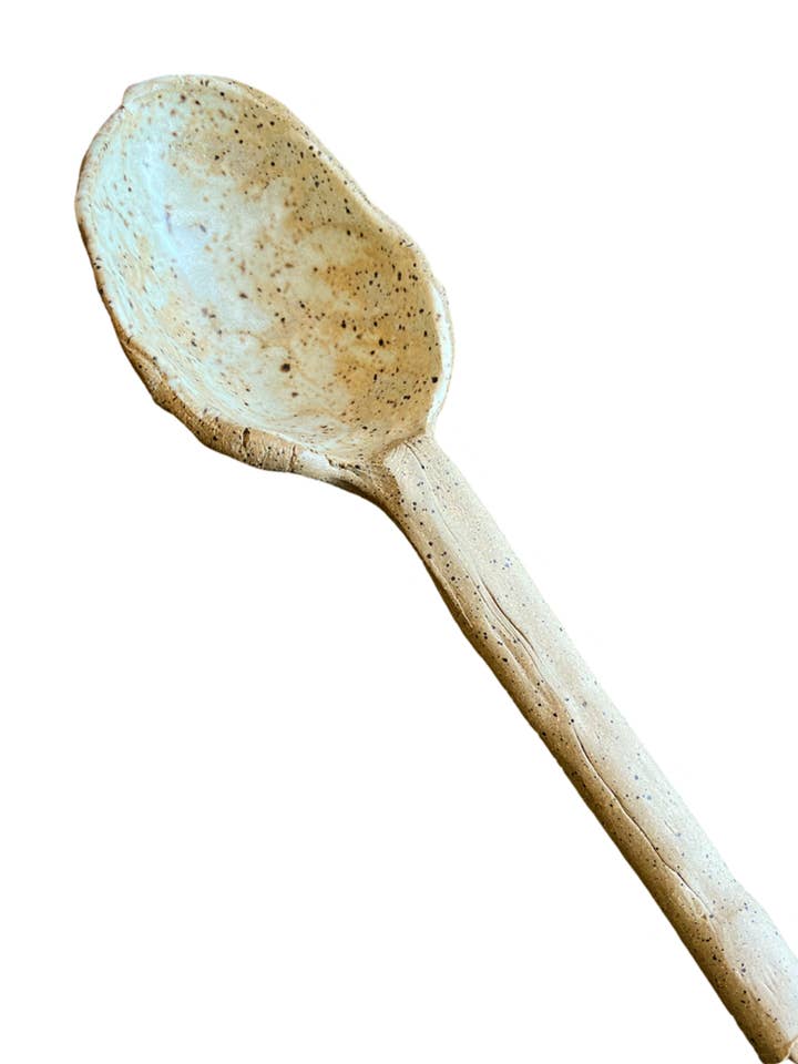 Luna Hand Built Serving Spoons for wholesale by Gina DeSantis Ceramics