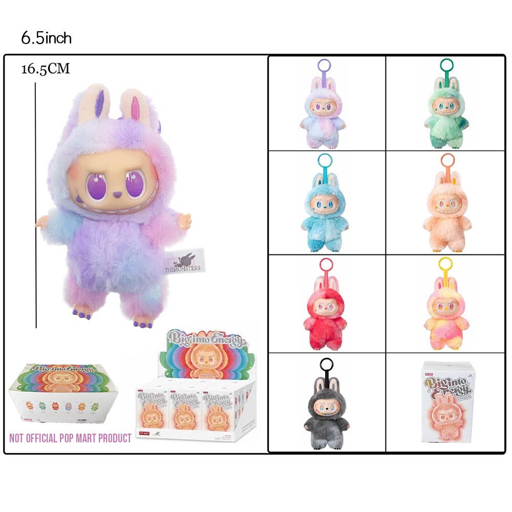 Sensibling Corp. - Wholesale Keychain - Unisex - 6PCS - 6 Energy Series Monster Bunny Doll Blind Box1