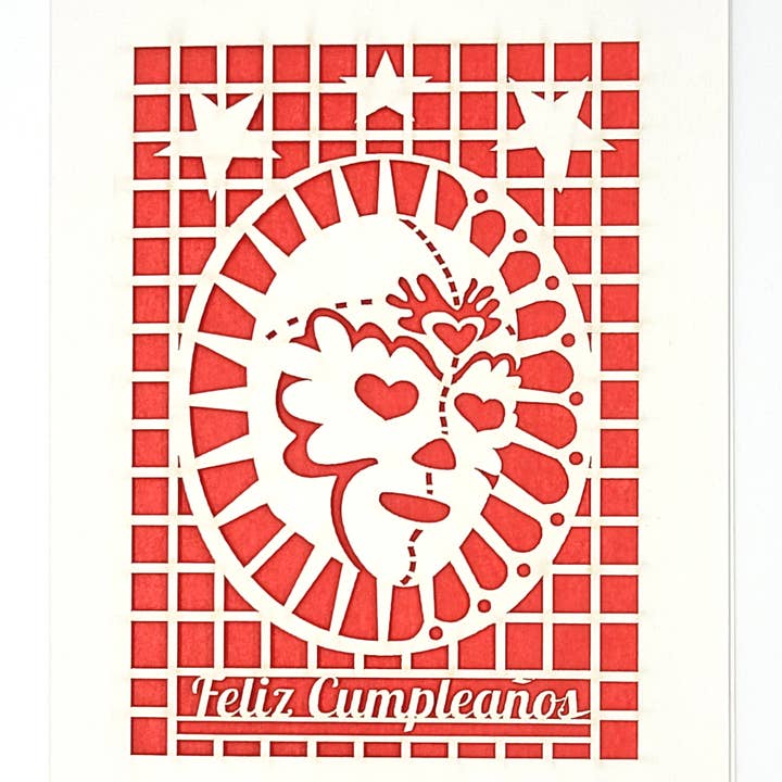 two hermanas - Wholesale Birthday Card - Feliz Cumpleanos - Luchador5
