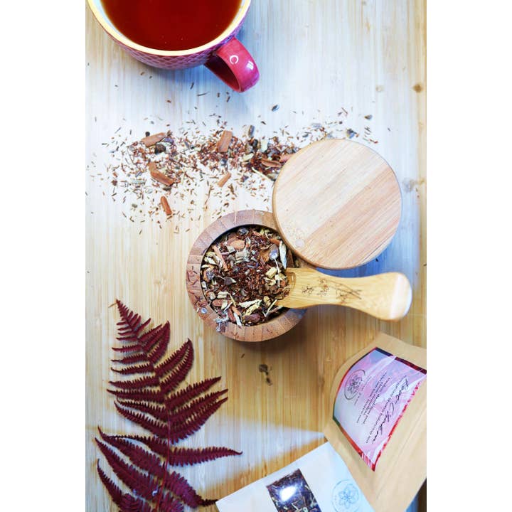 Ayamani Naturals - Wholesale Loose Tea - Root Chakra Balancing Herbal Tea with Rooibos and Valerian2