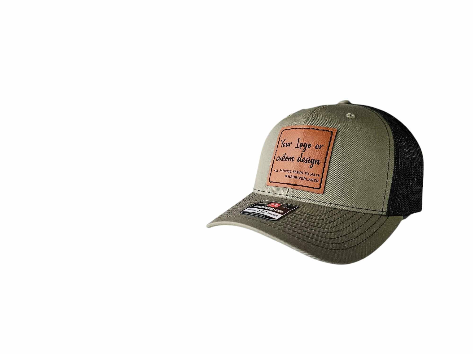 Mad River - Wholesale Trucker Hat - Unisex - Richardson 112 Trucker Hat w/Custom Square Leatherette Patch27