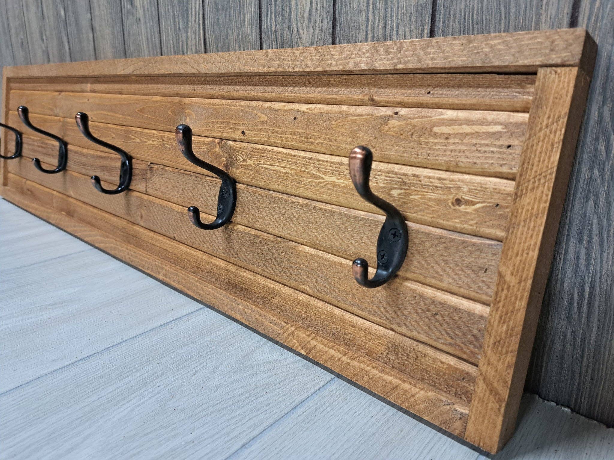 Rustic Brook Farm - Wholesale Coat Rack - Rustic Farmhouse Style Wooden Coat Rack - Light Pine6