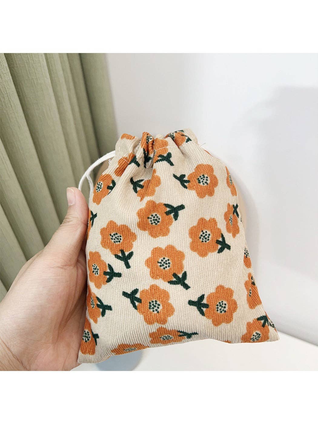 Funkyrel® Atzbranding Limited - Wholesale Pouch - Women's - Cosbai - Floral Drawstring Pouch - Mini & Portable1