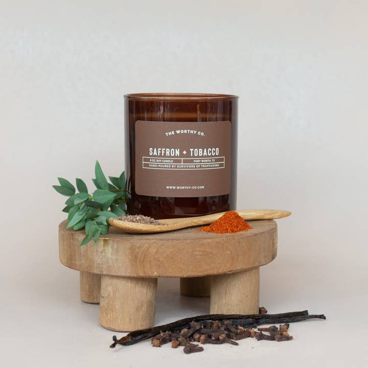 Ember Candle: Saffron + Tobacco for wholesale by The Worthy Co