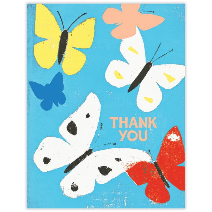 Scarecrow & Nut Tree - Wholesale Thank You Card - Butterfiles Thank You Card