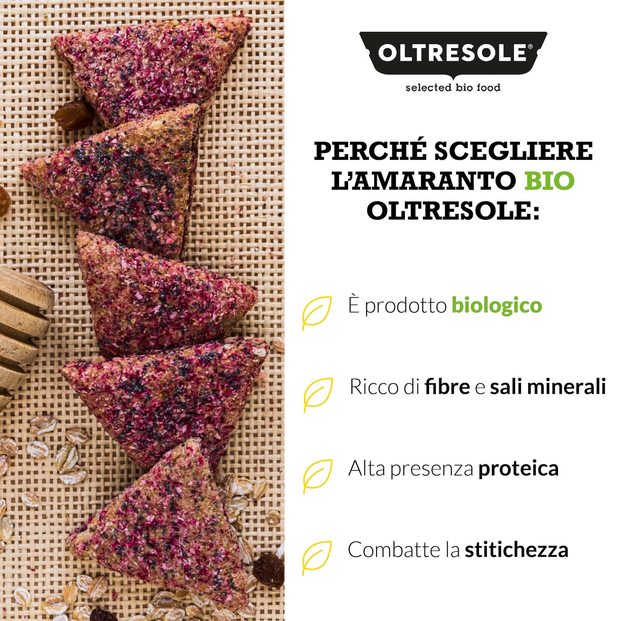 Oltresole – wholesale Whole grains – ORGANIC AMARANTH 1 Kg5